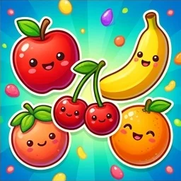 Cute Fruits slot cover illustration